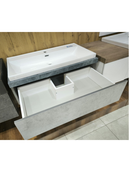 Раковина с тумбой Debora R78857-90M с зеркалом Раковина с тумбой Debora R78857-90M с зеркалом