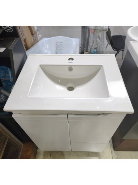 Напольная тумба Nord Maral-600мм (Grey) в комплекте с раковиной Karido Напольная тумба Nord Maral-600мм (Grey) в комплекте с раковиной Karido